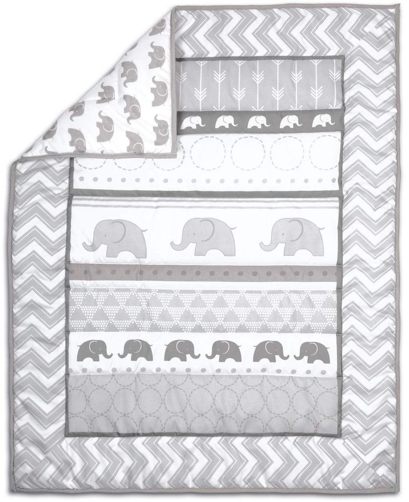3 Piece Baby Crib Bedding Set for Boys & Girls - Newborn, Infant & Toddler Nursery Bed Set Decor with Fitted Crib