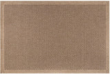 Easy Jute Rug 2x3, Indoor Outdoor Natural Color Fiber Area Rugs