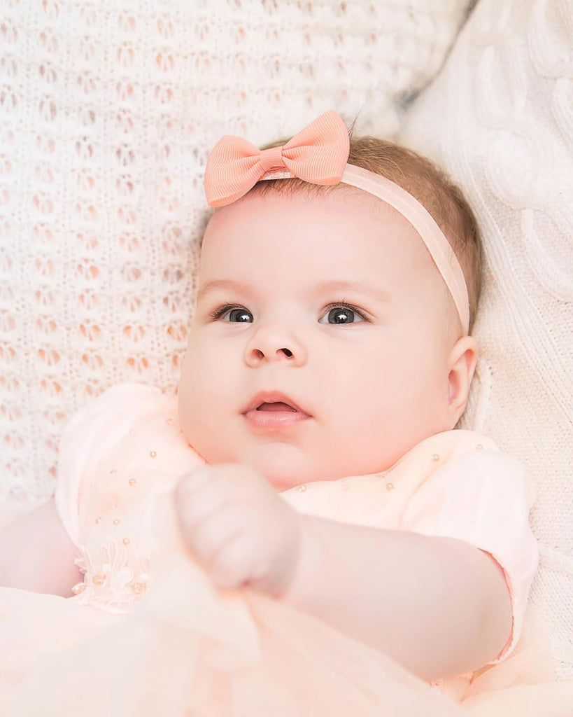40pcs Baby Girls Bows Headbands Elastic Hairband Ribbon Bow Hair Accessories for Newborns Infants Toddlers and Kids