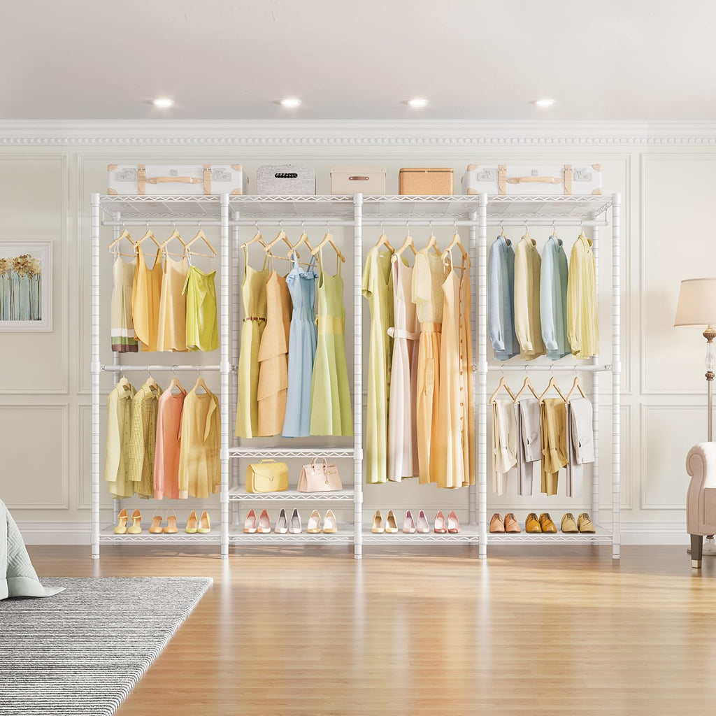 V40 Plus Clothes Rack, Large Modular Closet System for Hanging
