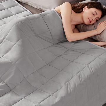 Blanket Twin Size (48"x72" 20lbs), Ultra Soft and Cozy Cooling Weighted Blanket Twin Size for Adult, Heavy Blanket with