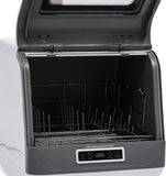 Portable Countertop Dishwasher 1200W 110V Compact Dishwasher,3 Washing Programs,360° Rotating Spray