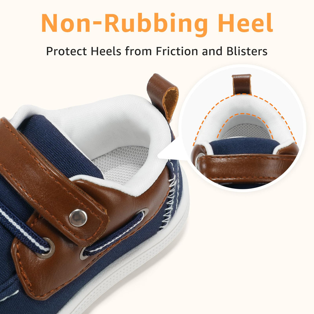 Infant Dress Shoes Boys Loafers Boat Navy Brown