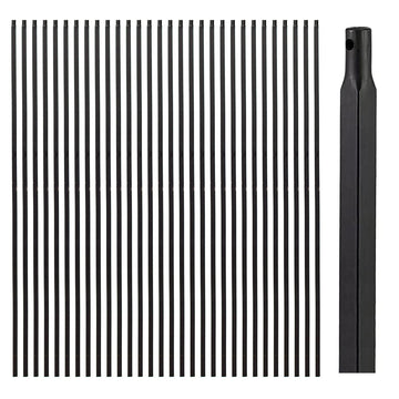 1/2 inch Wrought Iron Balusters Square Balusters for Staircase Interior