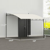 10' x 10' Outdoor Pergola Gazebo with UV-Resistant Canopy an - Image 7