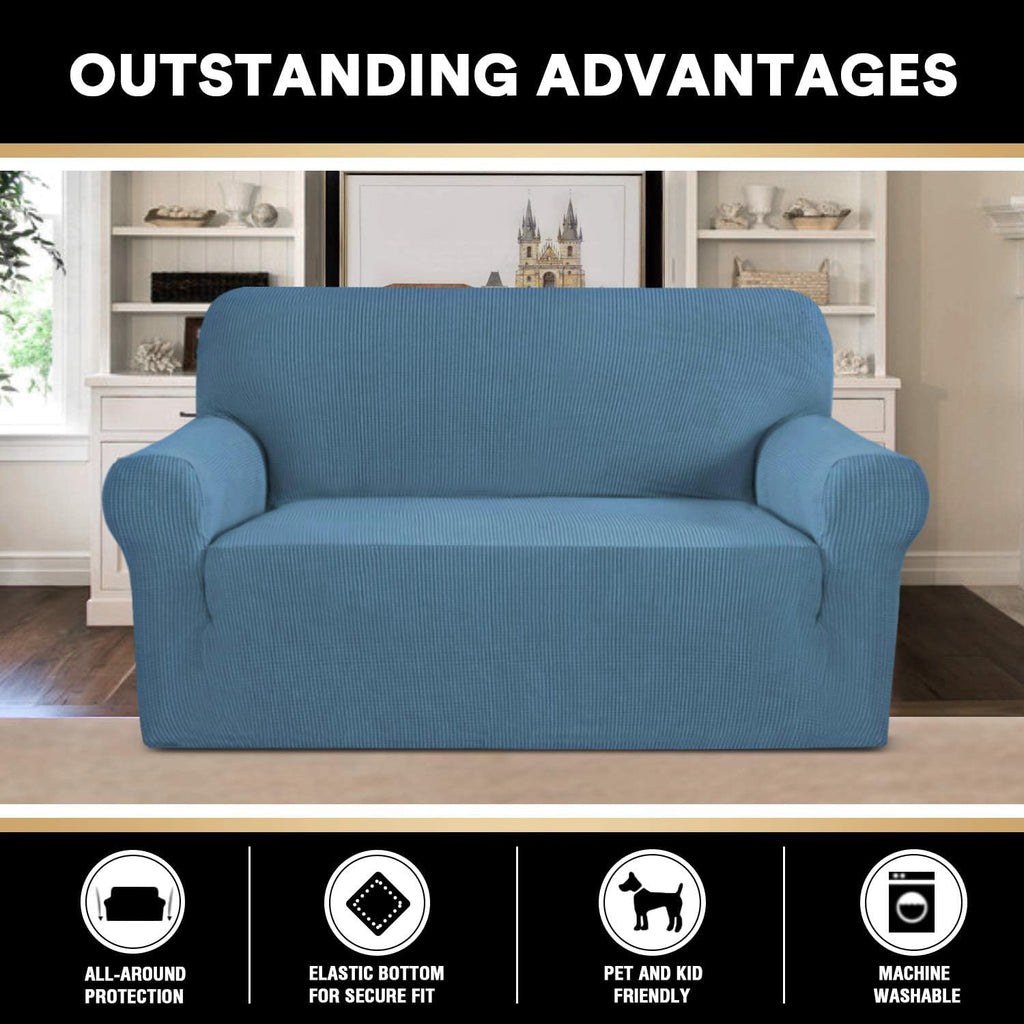Stretch Loveseat Sofa Cover Slipcover Couch Cover for 2 Cushion Sofa Washable Sofa Cover for Pets Friendly Furniture