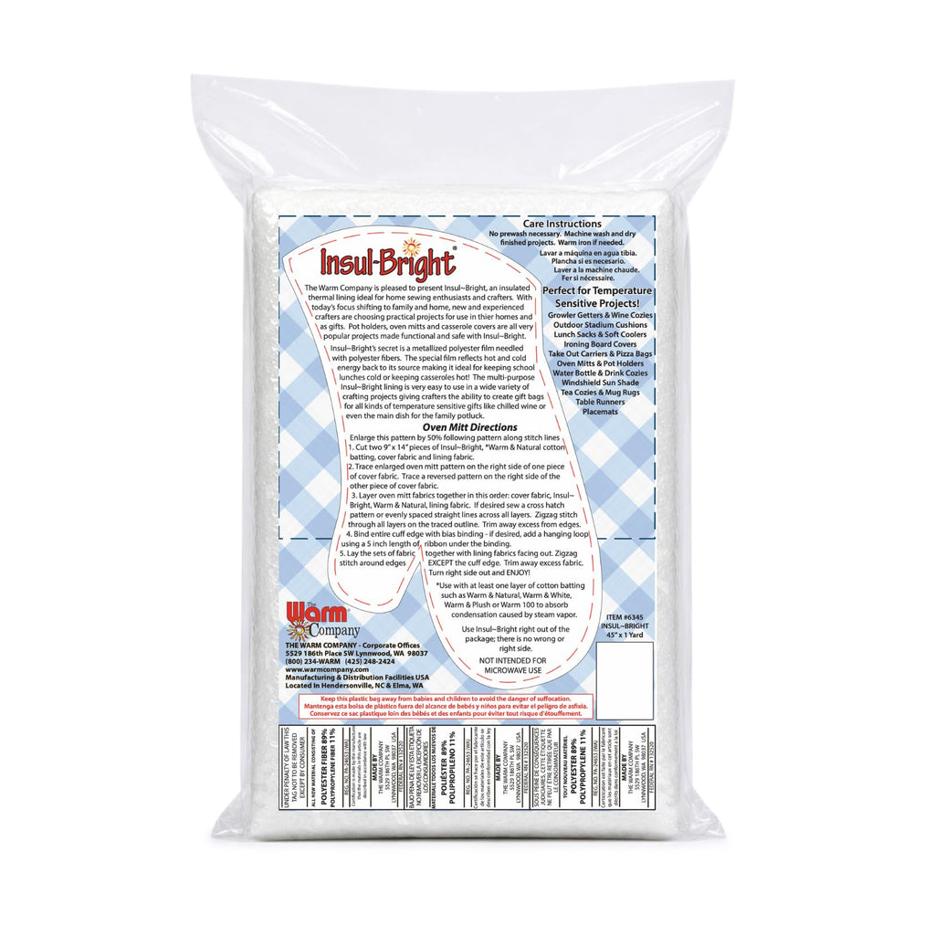 Insul-Bright Needlepunched Insulated Lining -45" x 1 yard