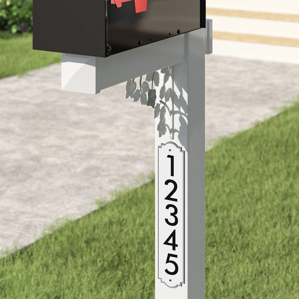 House Number, Address Plaque Outside Sign - Mailbox Numbers (18" x 3.5") Customized Sign, Store, Office, Outside