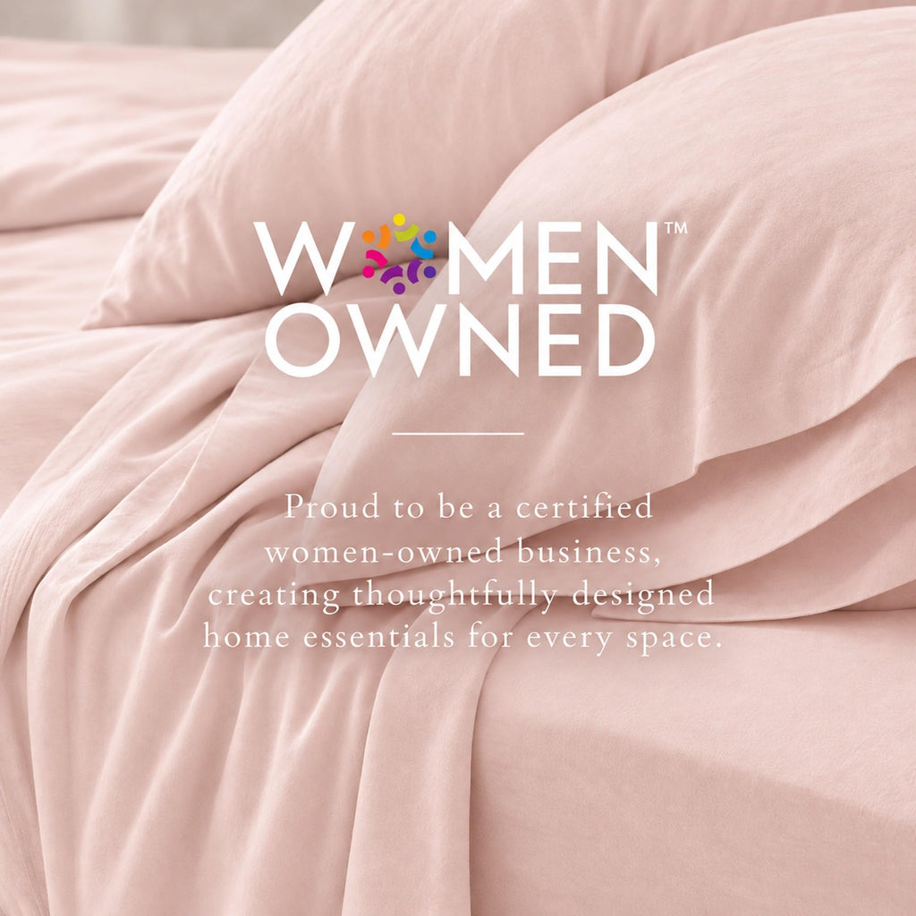 100% Cotton Winter Flannel Sheet Set California King, Blush Pink