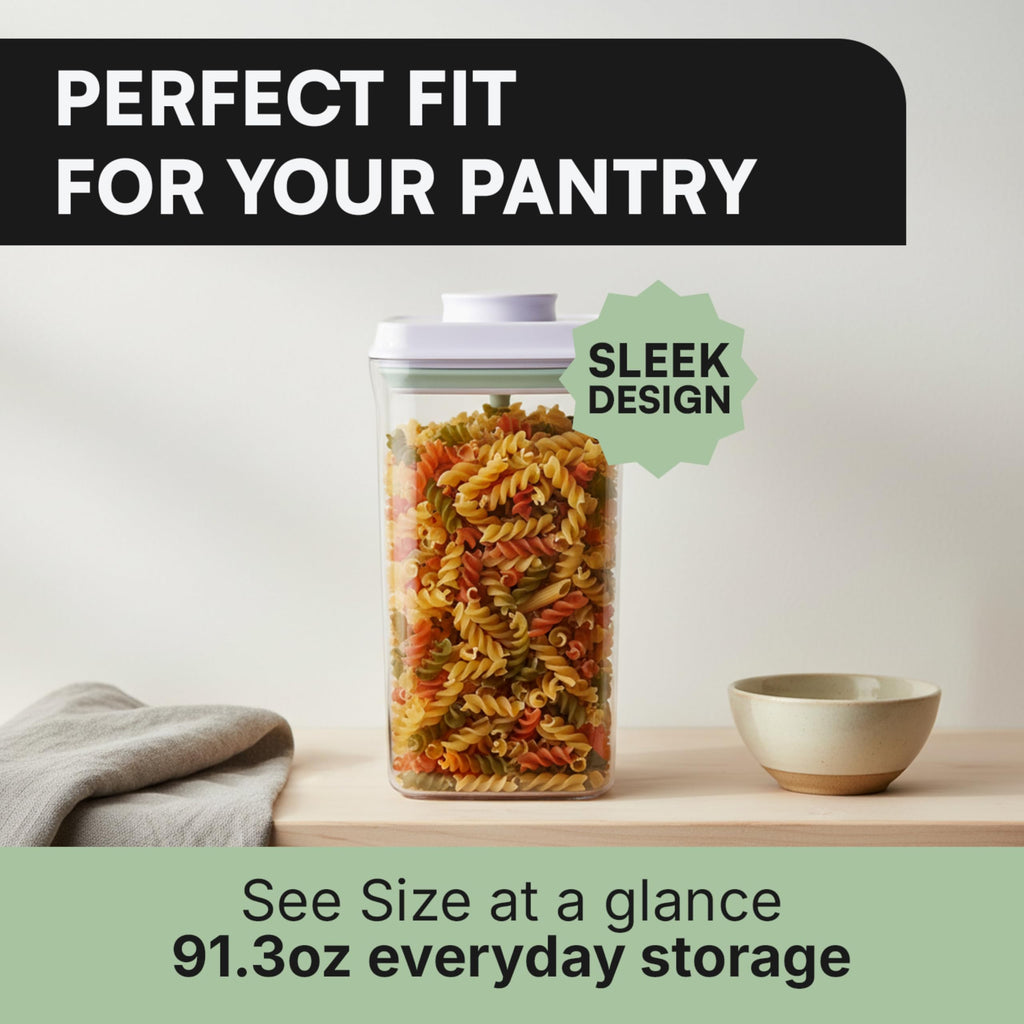 Bop Top Airtight Food Storage Containers with Lid Multi Pack | Kitchen Canister Sets | Air Tight Pantry Container