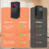 Dry Infrared Sauna, Red Light Therapy Saunas for Relaxation, Detox and Muscle Relief