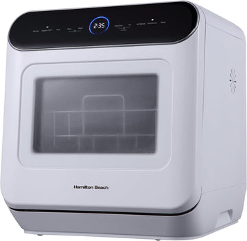 Portable Countertop Dishwasher No Hookup Unit with 6-Liter Water Bank for, Apartment, or RV