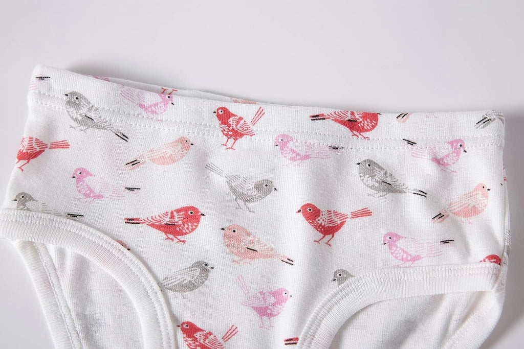 Girls Soft 100% Cotton Underwear Toddler Panties Big Kids Undies