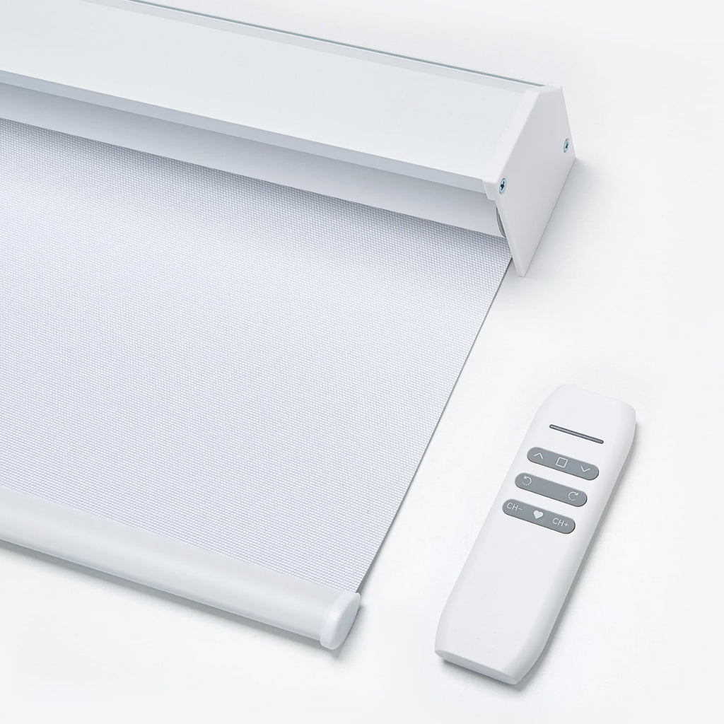 Motorized Blinds with Remote, Custom Automatic Electric Blackout Smart Blinds for Windows, Motorized Window Roller