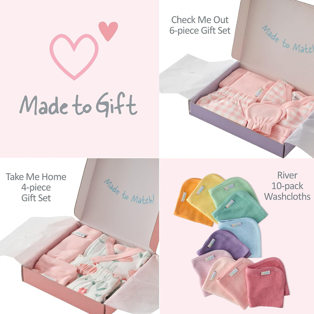 Sweet Beginnings Piece Baby Gift Set Cotton Clothing in Box