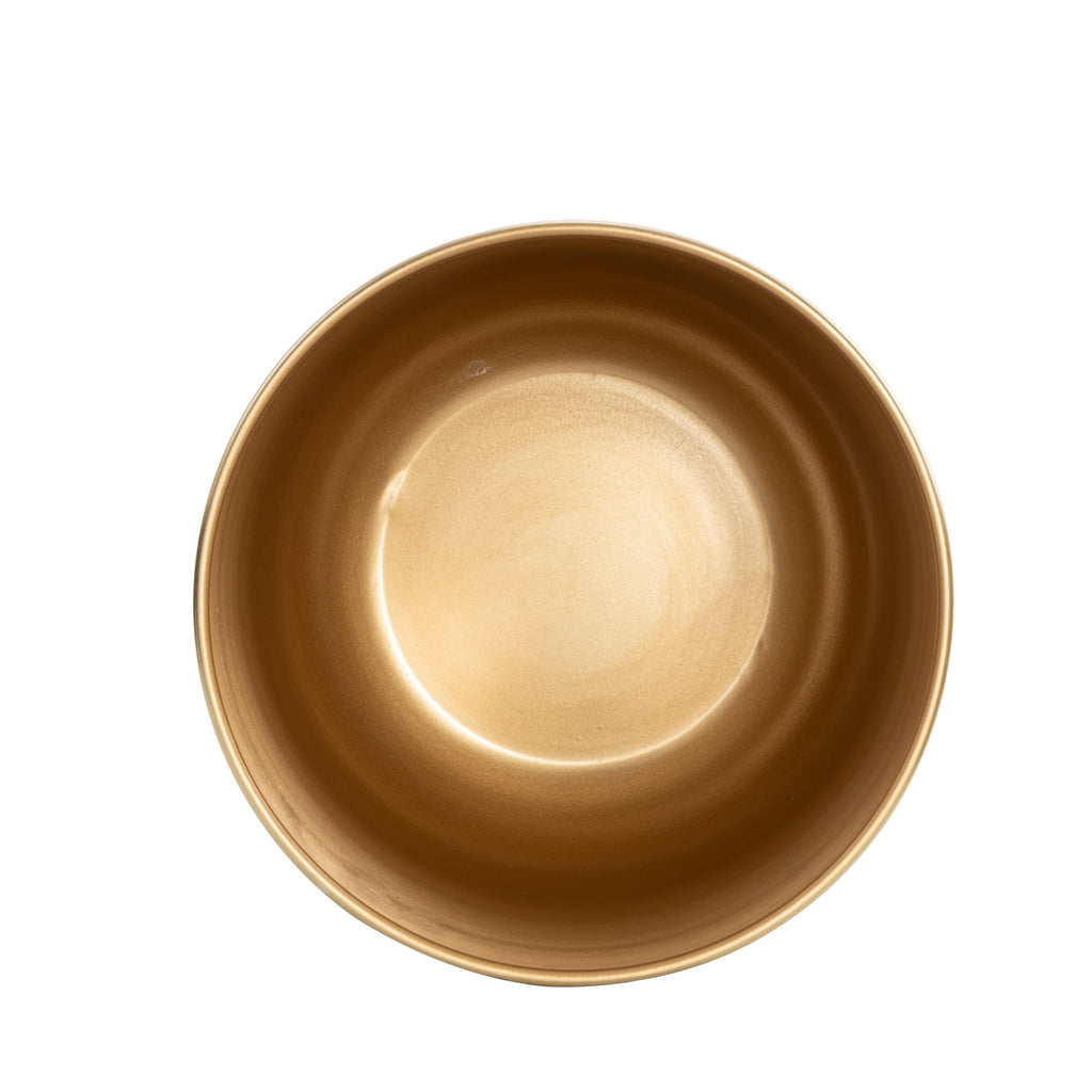Metal Dome Planters, Set of 2, 19", 22"H, Gold