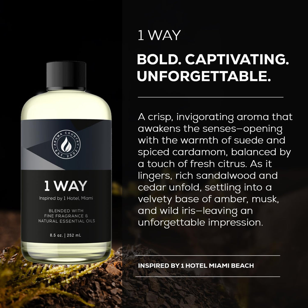 1 Way Luxury Hotel Scent Diffuser Oil Refill, 8.5 Fl Oz