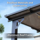 8’x 5’ Premium Gazebo with Aluminum Top Frame & Polycarbonat - Image 5