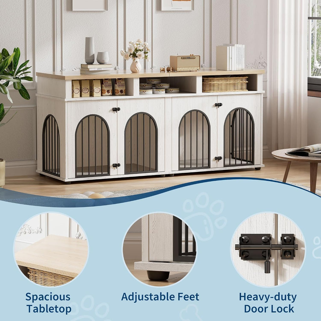 Double Dog Crate Furniture