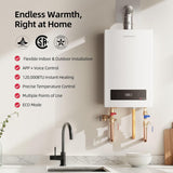Natural Gas Tankless Water Heater, Indoor or Outdoor Convertible Installation, Max 5.1 GPM 120, 000 BTU