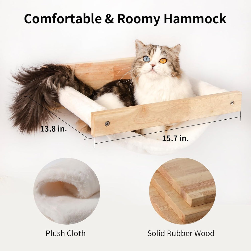 Cat Wall Furniture, 3 Pack Kitten Shelves Set
