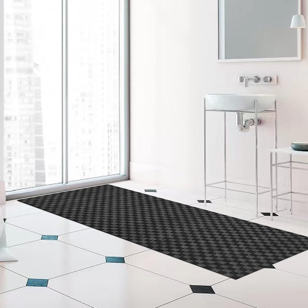 Runner Rug 2 ft x 6 ft Carpet Runners, Indoor/Outdoor Hallway Kitchen Entryway Bedroom Area Rugs with Non-Slip Rubber