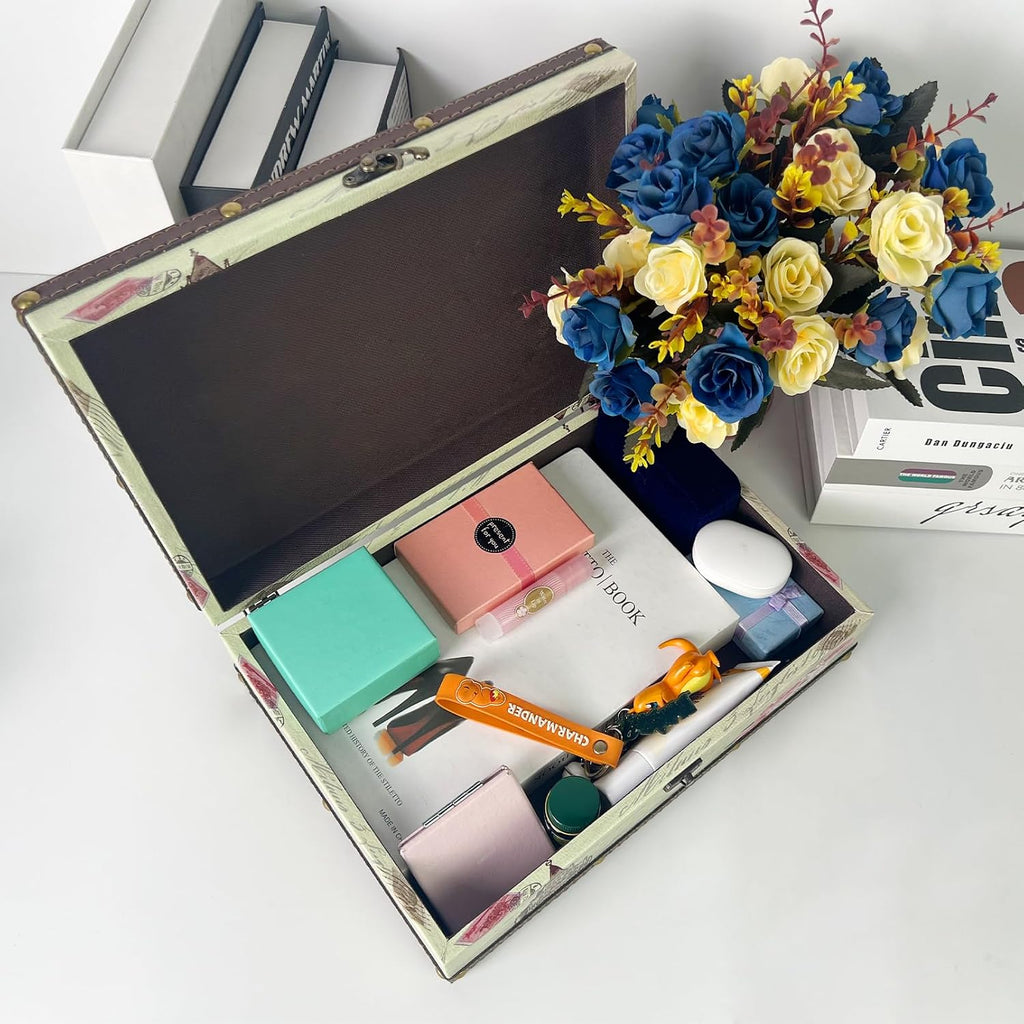 Wooden Decorative Storage Box, Timeless Memory Keepsake Box