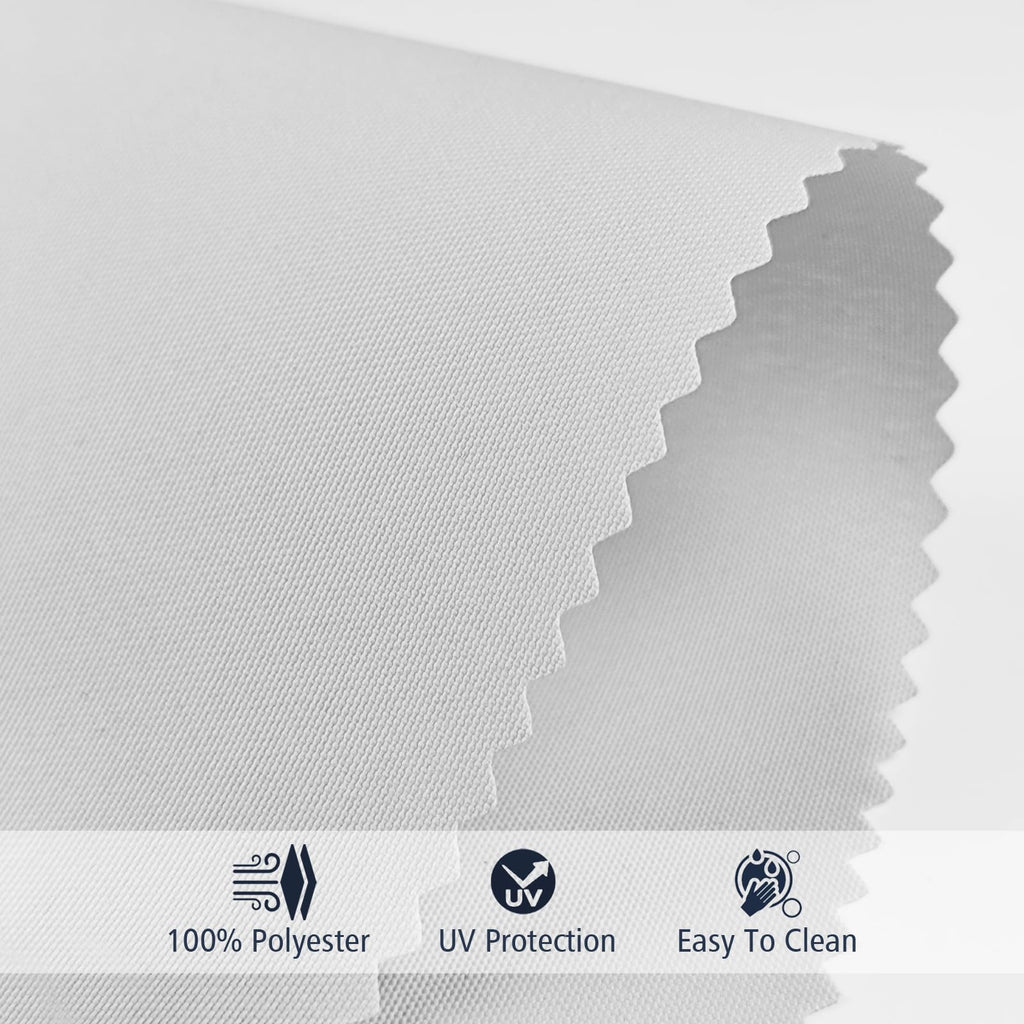 Blackout Roller Shades, Custom Window Blinds, Thermal Insulated, Light Grey