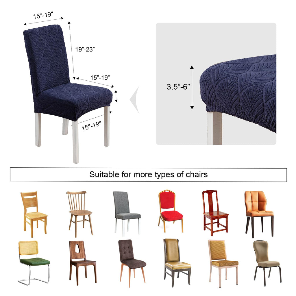 Waterproof Dining Chair Covers, Chair Covers, Stretch Parsons Chair Slipcover, Removable, Washable Kitchen Chair