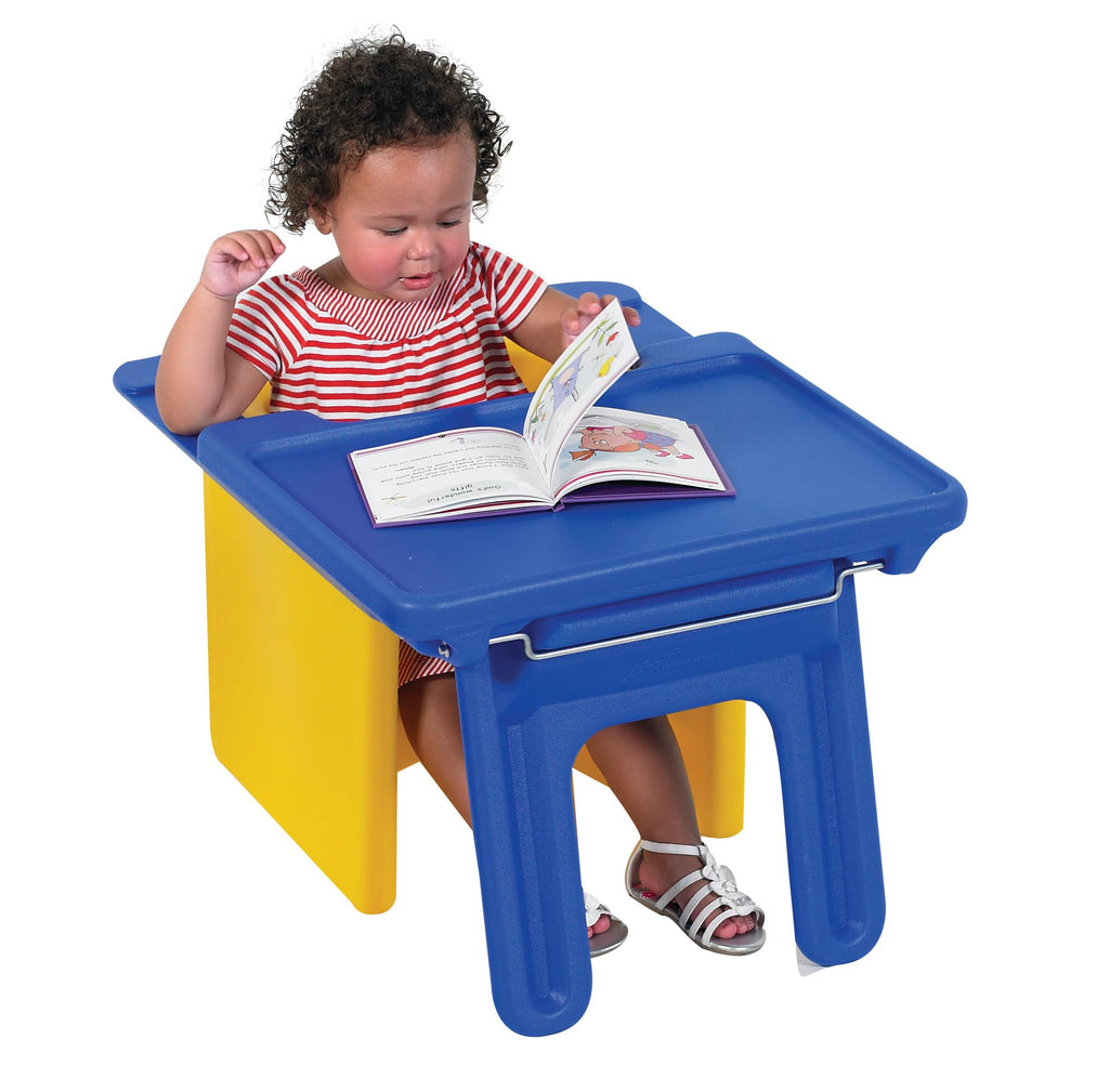 Edutray Desk Attachment for Cube Chairs for Kids, Blue