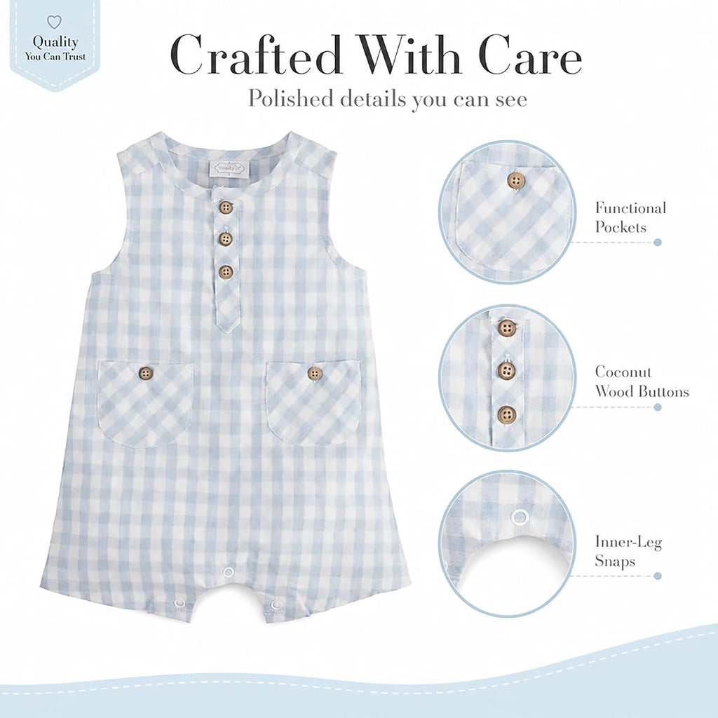 Baby Boys' Children's Gingham Shortall