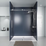 Frameless Shower Door, 56-60" W x 75" H Sliding Shower Doors