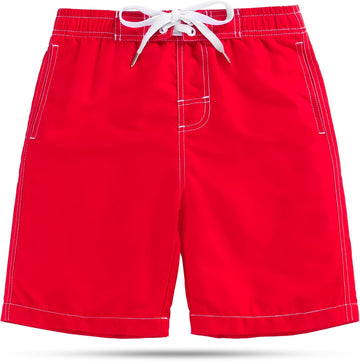 Boys Swim Trunks - Quick-Dry, Comfortable, /6 to 18/ Fun Patterns, Durable Design Boys Bathing Suit