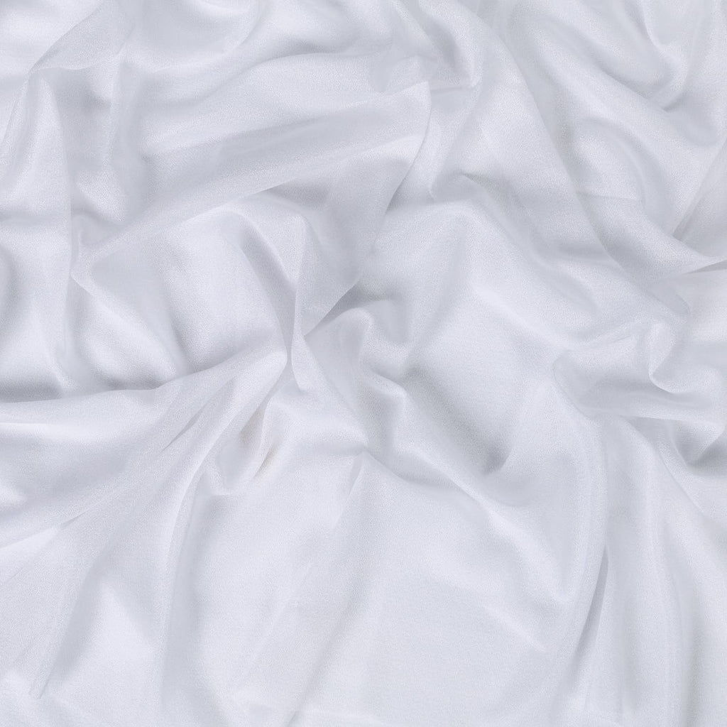 Pack of 15 Yard Chiffon Drapery Fabric, 60" Wide, Multiuse - White