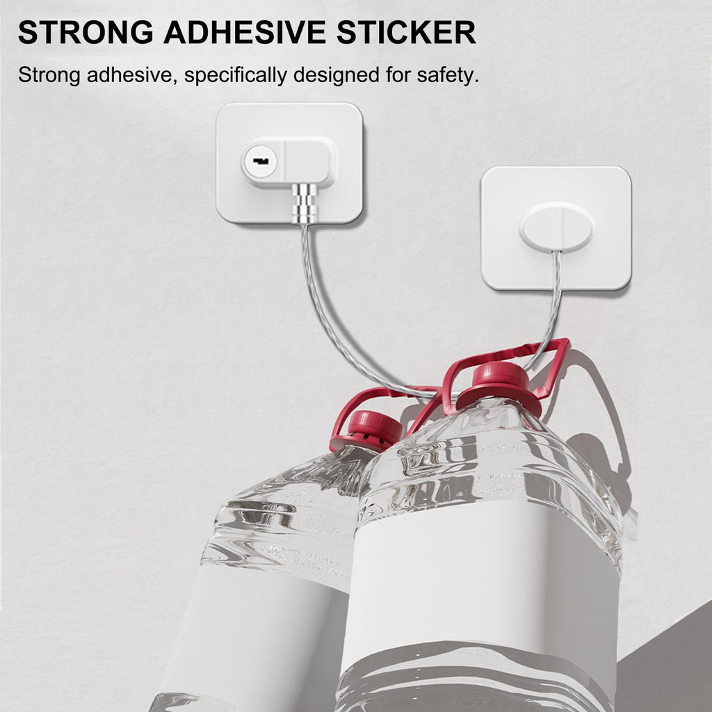 Refrigerator Lock with Keys 2 Pack, Fridge Locks for Kids