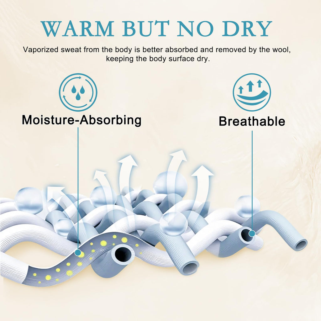 Summer Lightweight Wool Comforter - Breathable & Thin Duvet Insert for Hot Sleepers, 100% Australian Lamb Wool