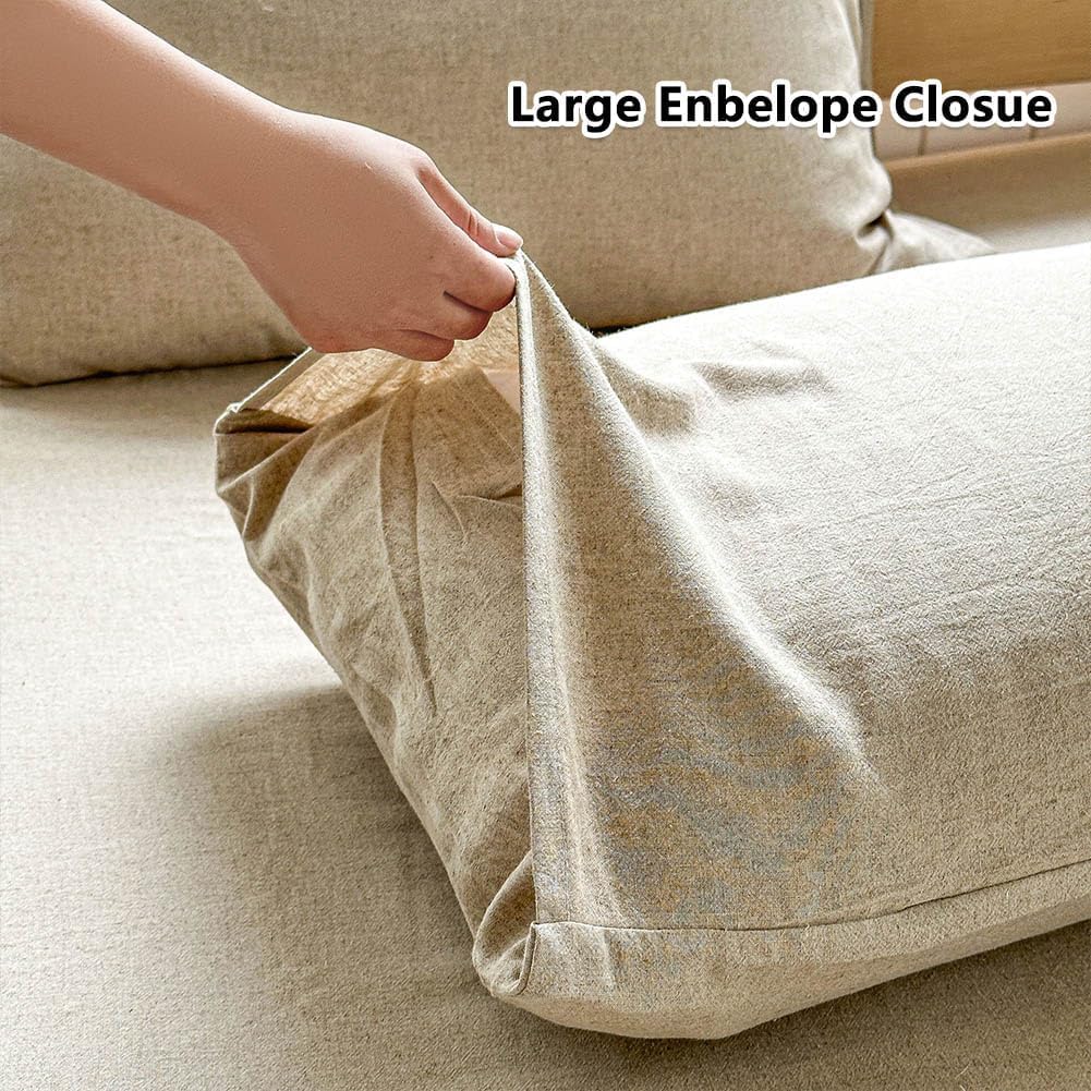 100% French Flax Linen Duvet Cover Set, Natural Linen