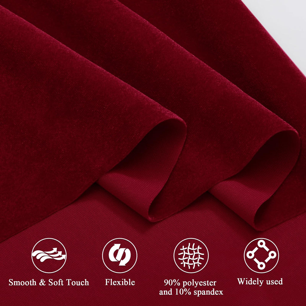 2 Yards Red Velvet Fabric 63 Inch Wide