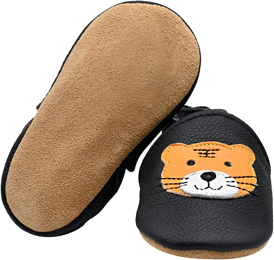 Baby Girls & Boys Soft Sole First Walker Crib Shoes Moccasins