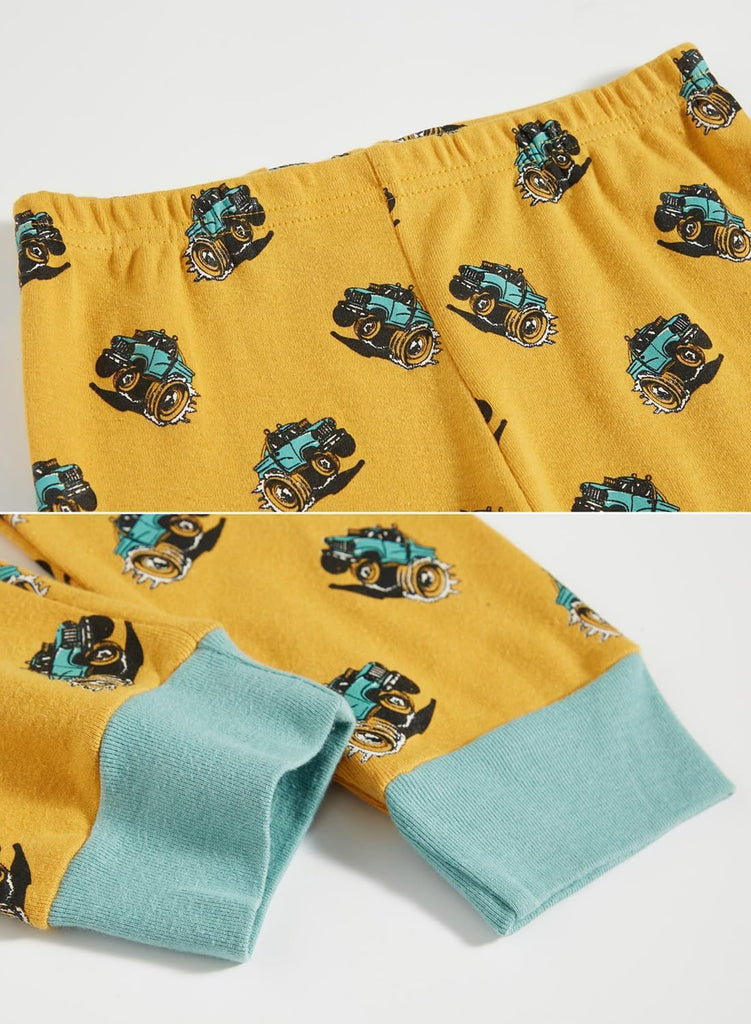 Bety Boys 4 Piece Cotton Pajamas Long Sleeve Toddlers Pjs 24M