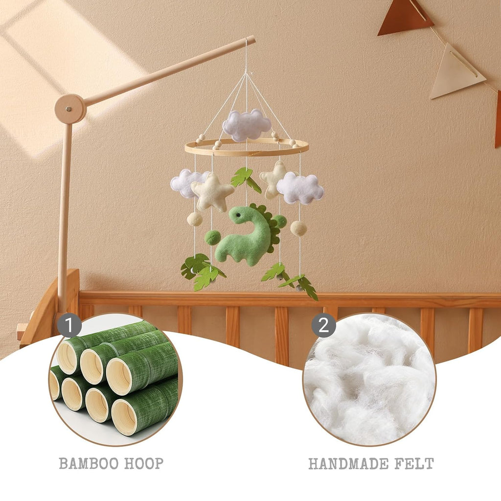 Baby Crib Mobile - Neutral Boho Jungle