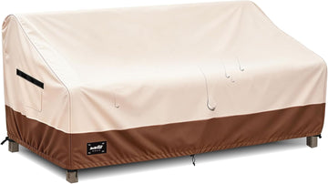 JinHrtoyi 3-Seater Outdoor Couch Cover, 76Wx32Dx31H inches Outdoor Furniture Covers Waterproof,100% Waterproof Heavy