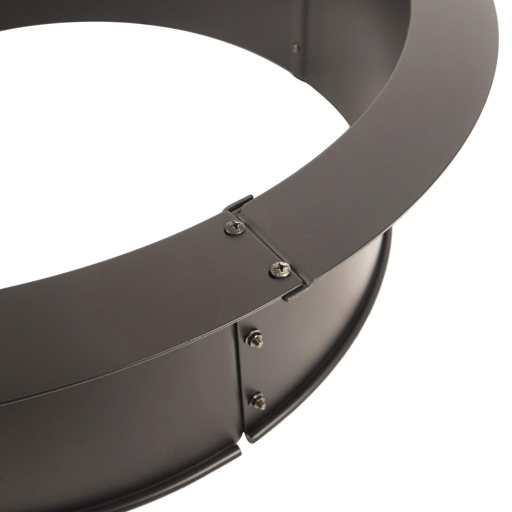 28" Round Solid Steel Fire Ring