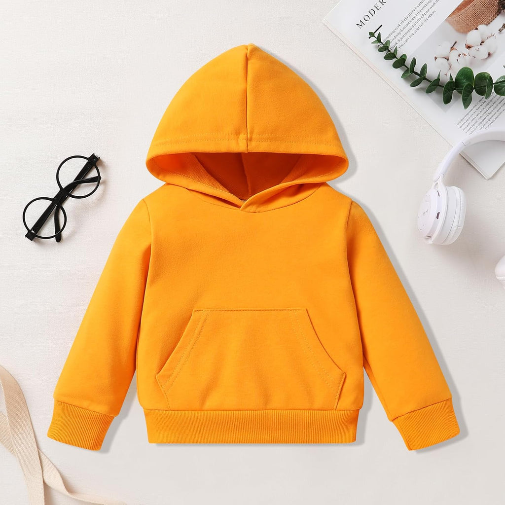 Baby Clothes for Girls Boy Solid Color Hoodie and Sweatpants Fall Winter Outfit Toddler Sweatsuit