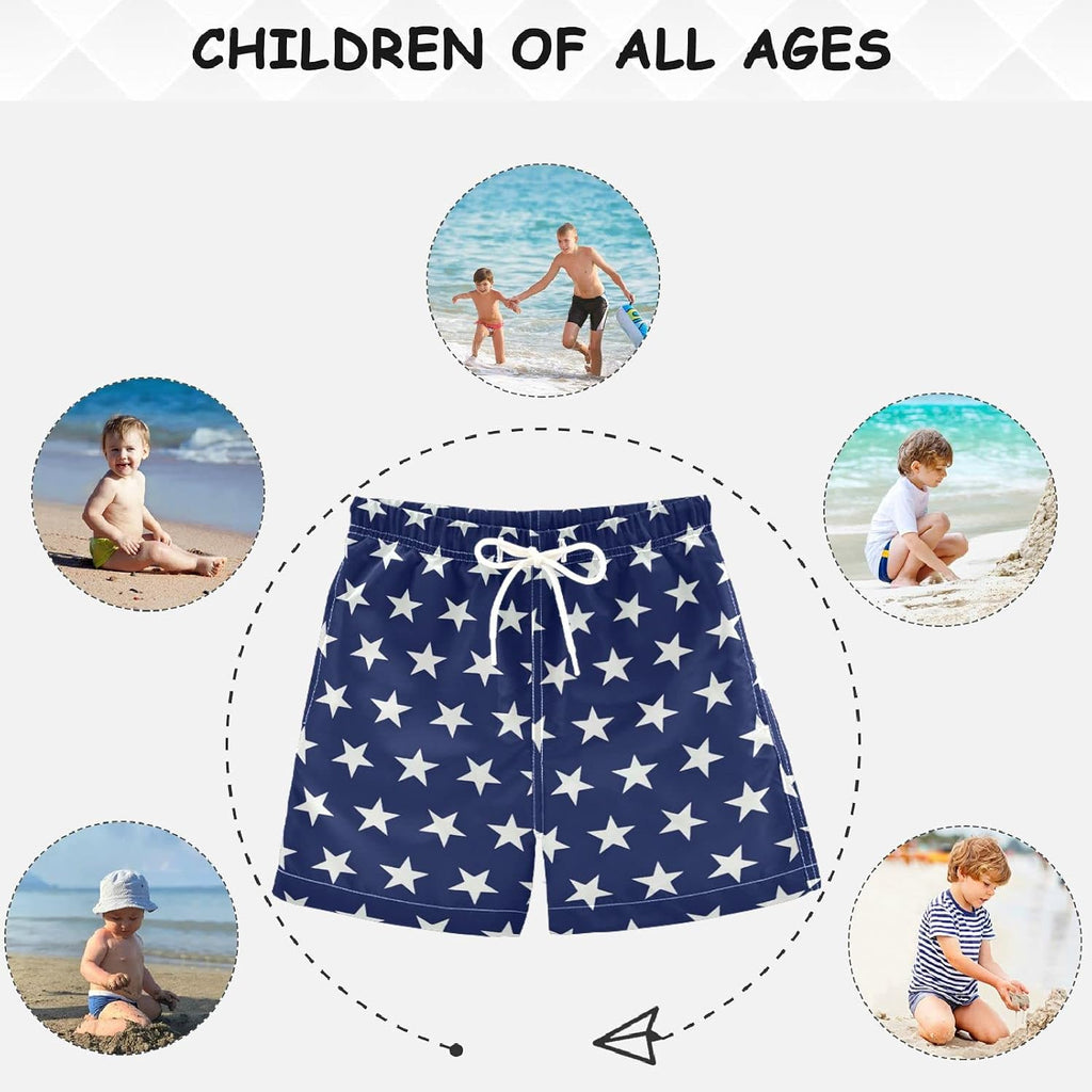 Funny Boys' Swim Trunks Quick Dry Beach Board Shorts Boy Swimsuits