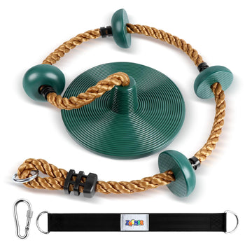 Tree Swing for Kids Rope Swing for Tree Climbing Rope for Kids-Green