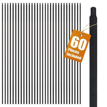 60 Pcs Wrought Iron Balusters, Iron Baluster for Staircase Indoor