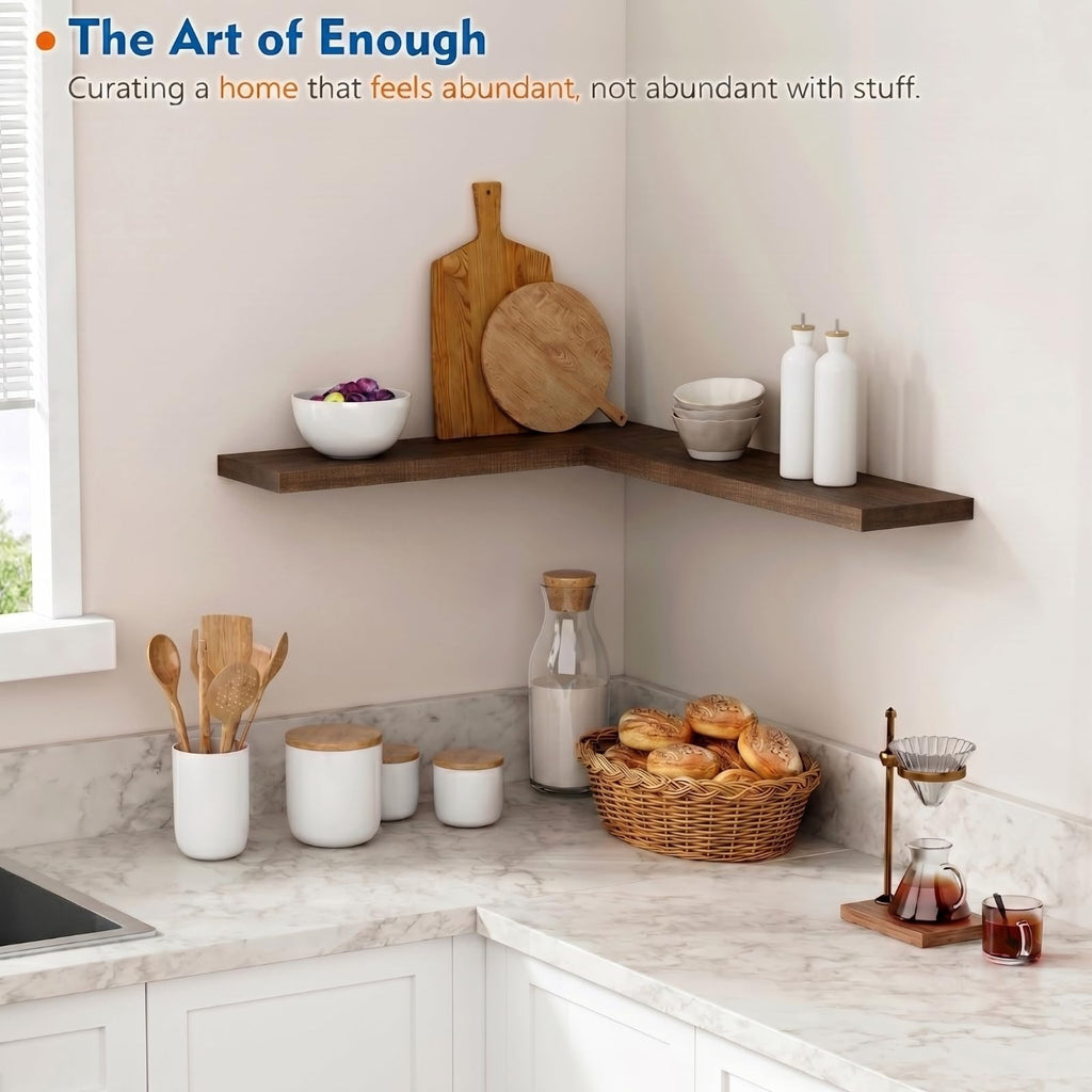 24 Inch Floating Shelves - Bathroom Shelves Wall Mounted