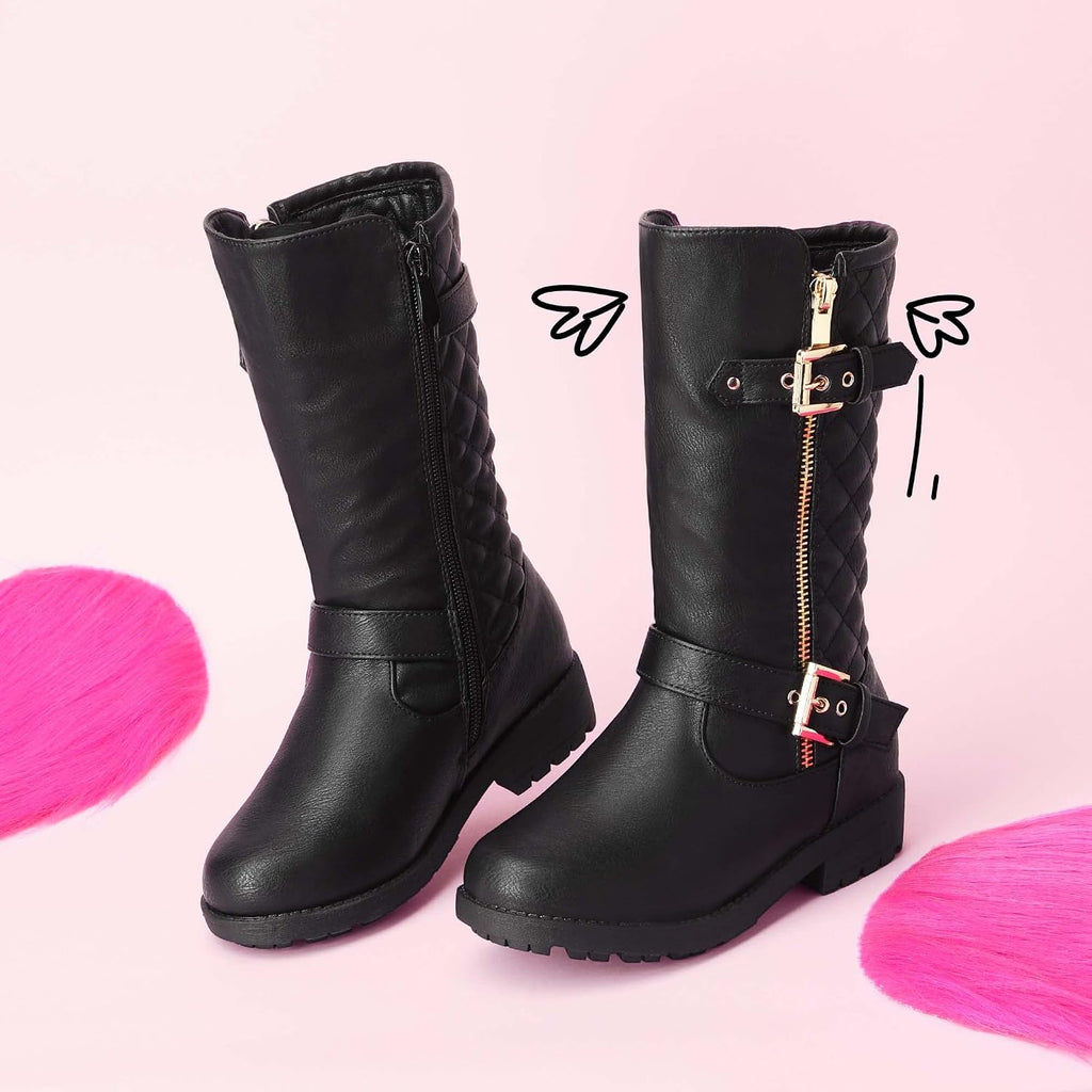 Girls Riding Knee High Boots