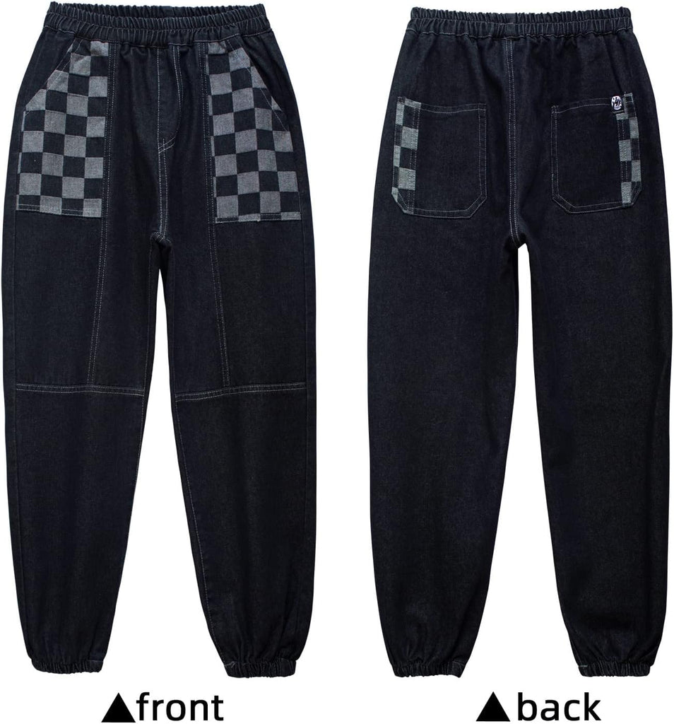 Boys Elastic Waist Jeans Stretch Fashion Denim Pants